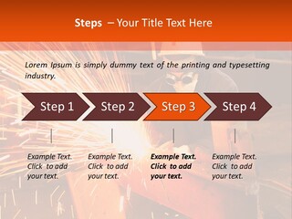 Craftsman Spark Gas PowerPoint Template