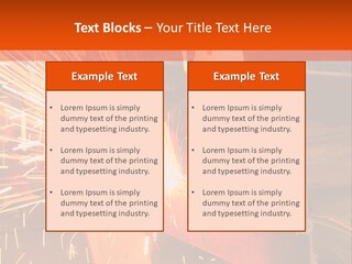 Craftsman Spark Gas PowerPoint Template