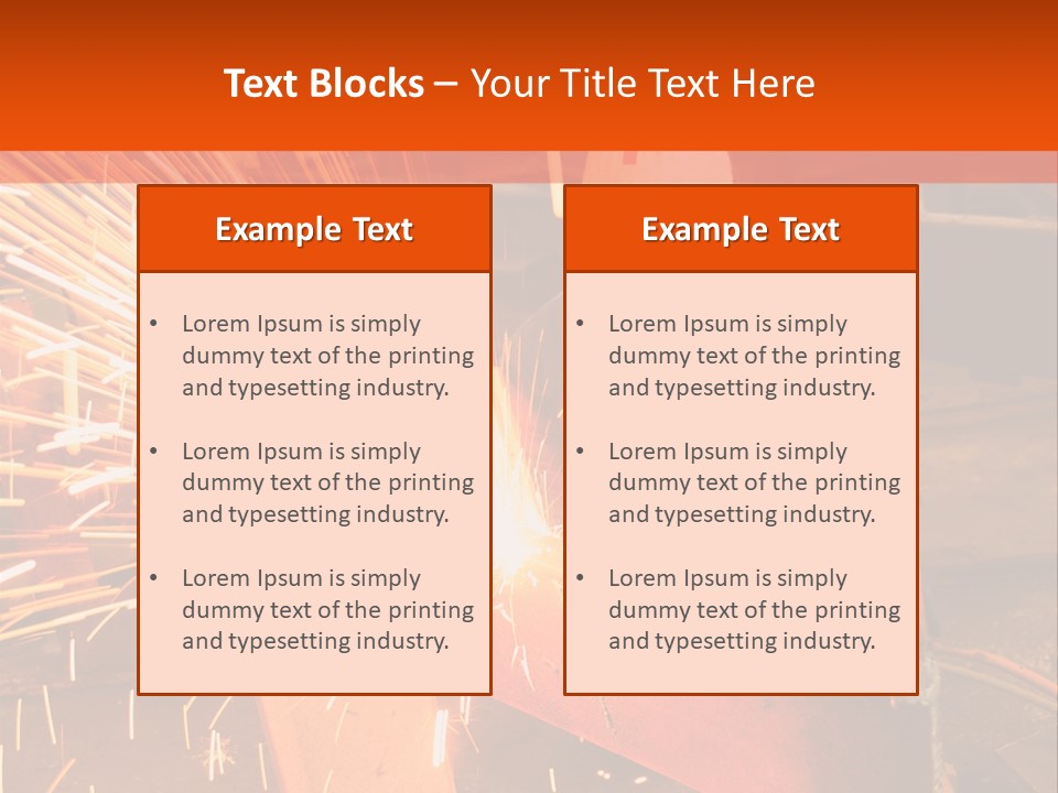 Craftsman Spark Gas PowerPoint Template