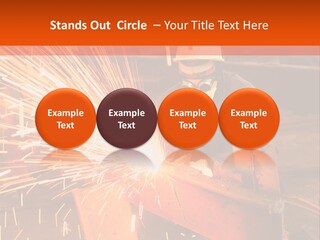 Craftsman Spark Gas PowerPoint Template