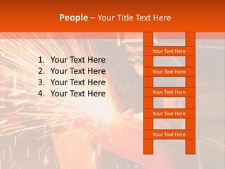 Craftsman Spark Gas PowerPoint Template