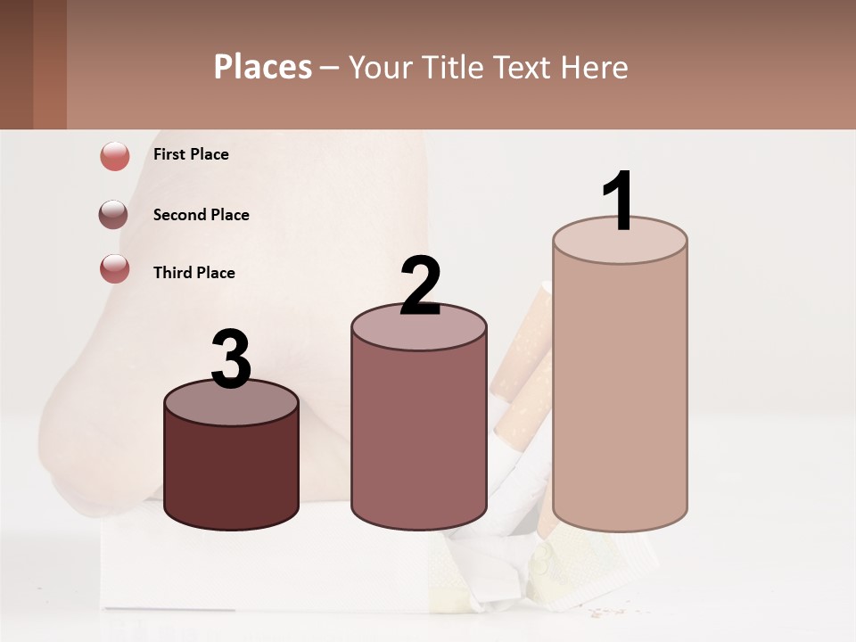 Stick Cancer Break PowerPoint Template