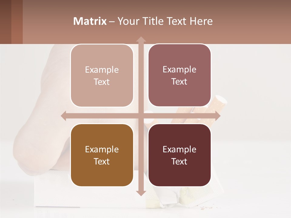 Stick Cancer Break PowerPoint Template