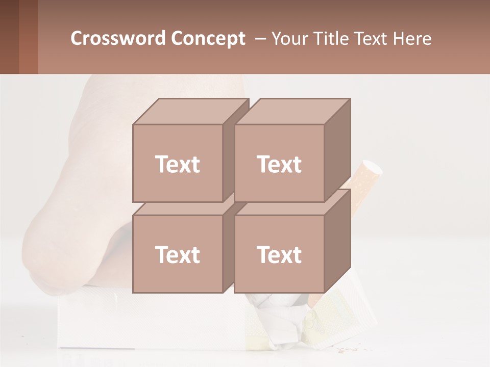 Stick Cancer Break PowerPoint Template