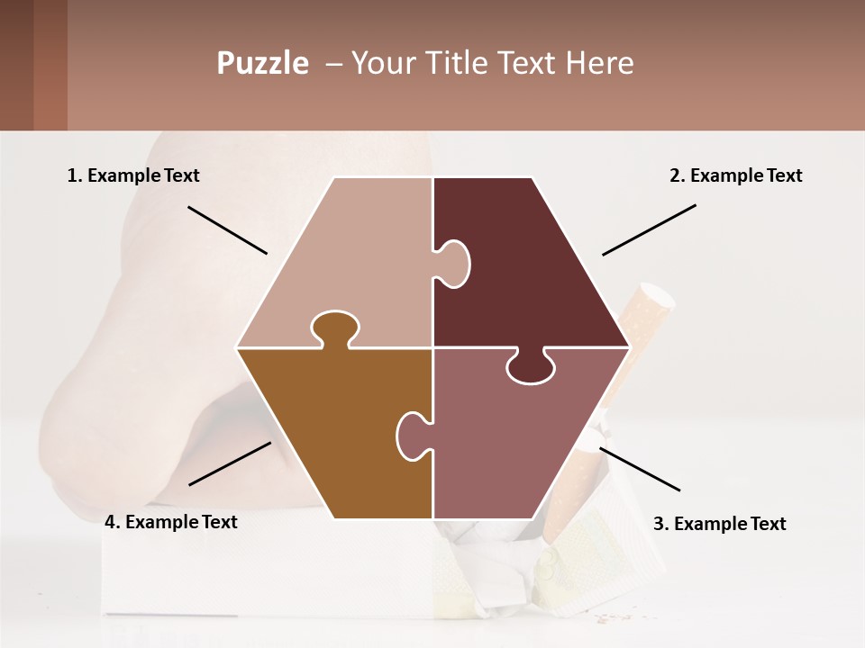 Stick Cancer Break PowerPoint Template