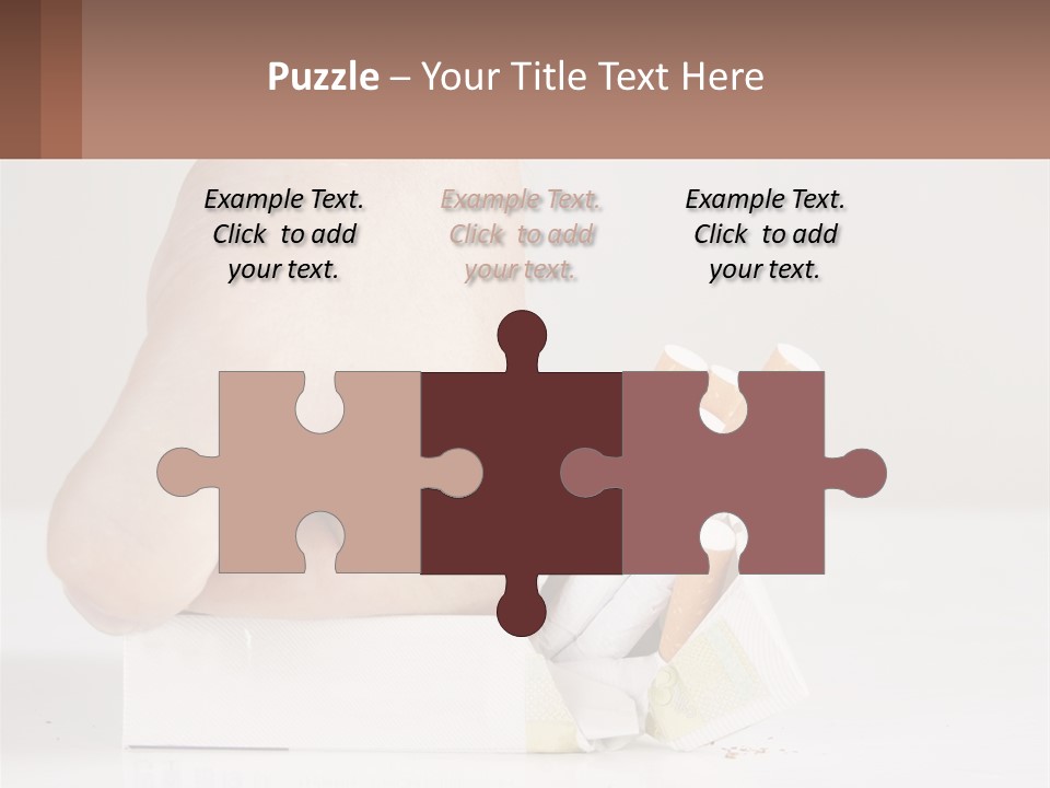 Stick Cancer Break PowerPoint Template