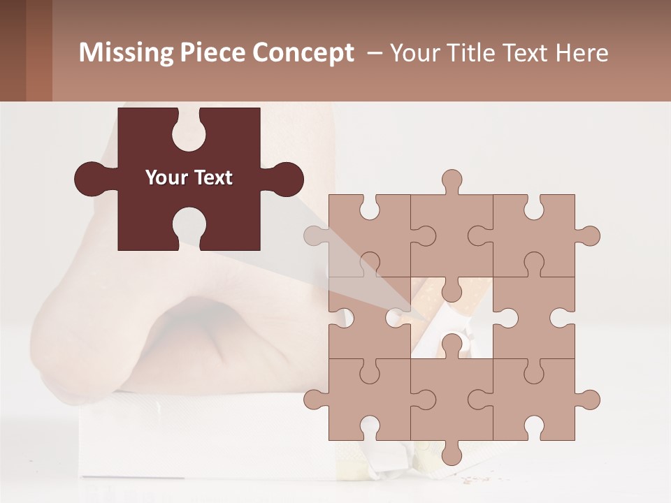 Stick Cancer Break PowerPoint Template