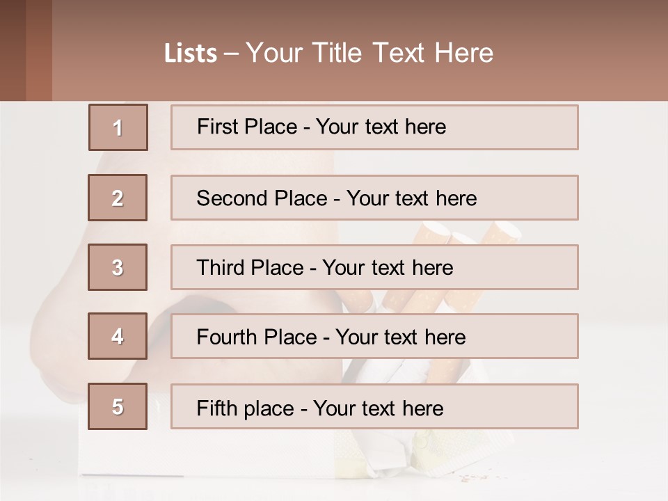 Stick Cancer Break PowerPoint Template