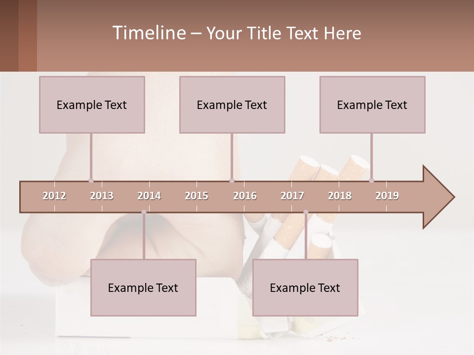 Stick Cancer Break PowerPoint Template