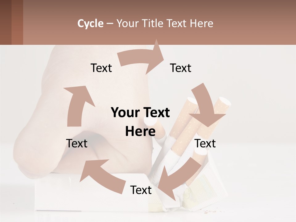 Stick Cancer Break PowerPoint Template