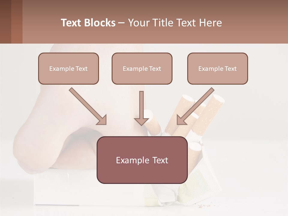 Stick Cancer Break PowerPoint Template
