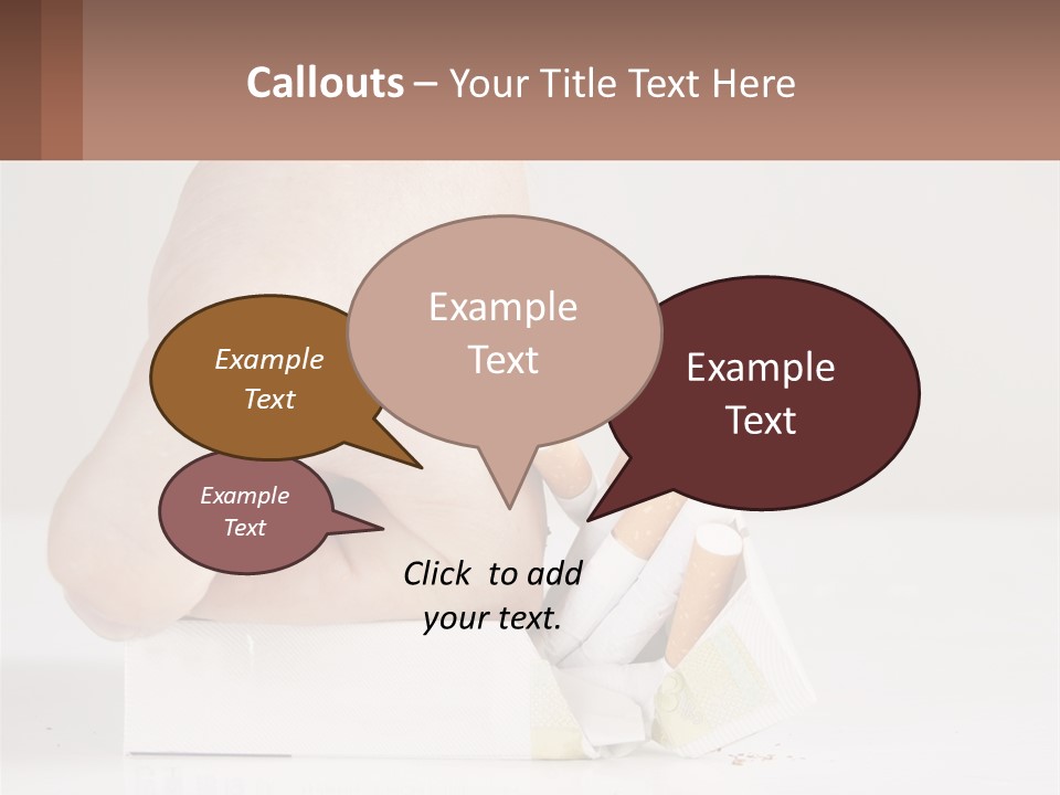 Stick Cancer Break PowerPoint Template