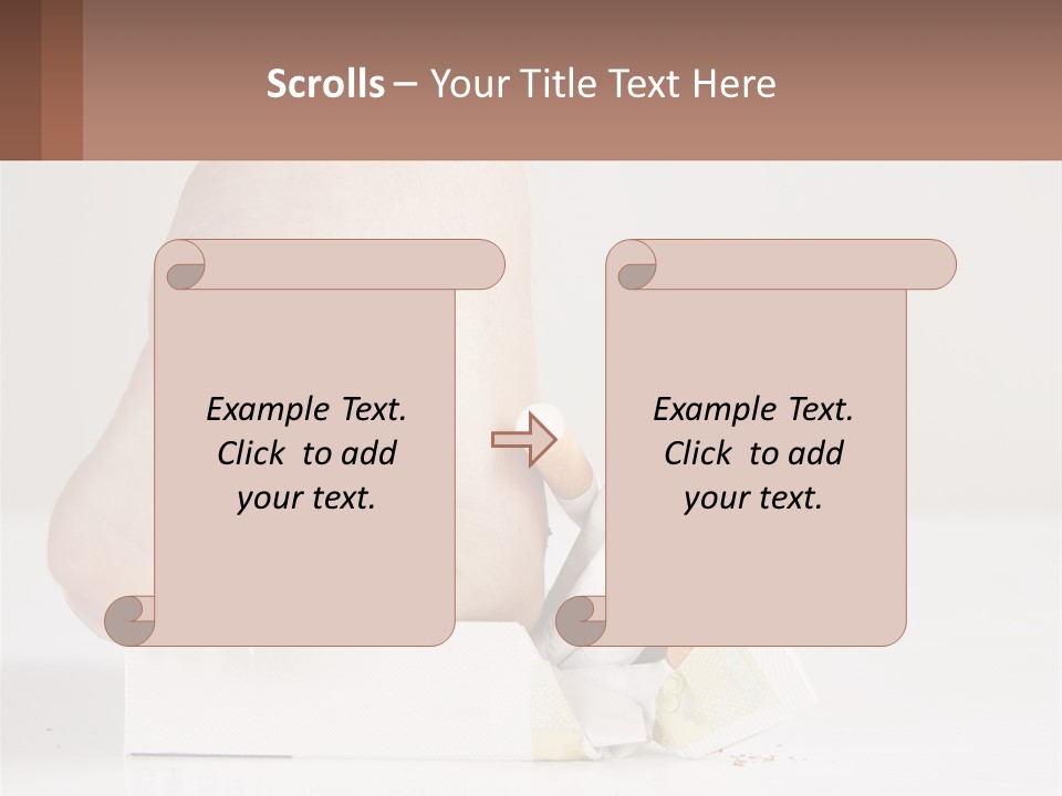 Stick Cancer Break PowerPoint Template