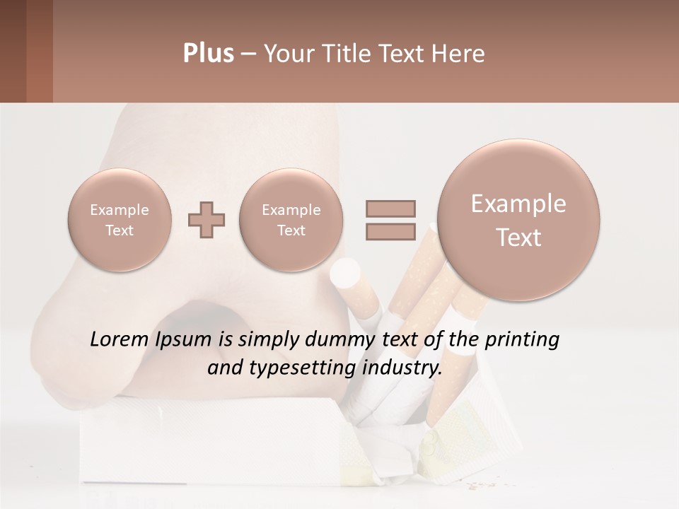 Stick Cancer Break PowerPoint Template
