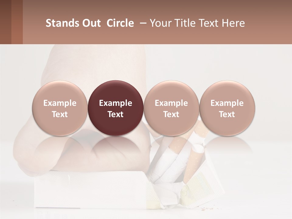 Stick Cancer Break PowerPoint Template