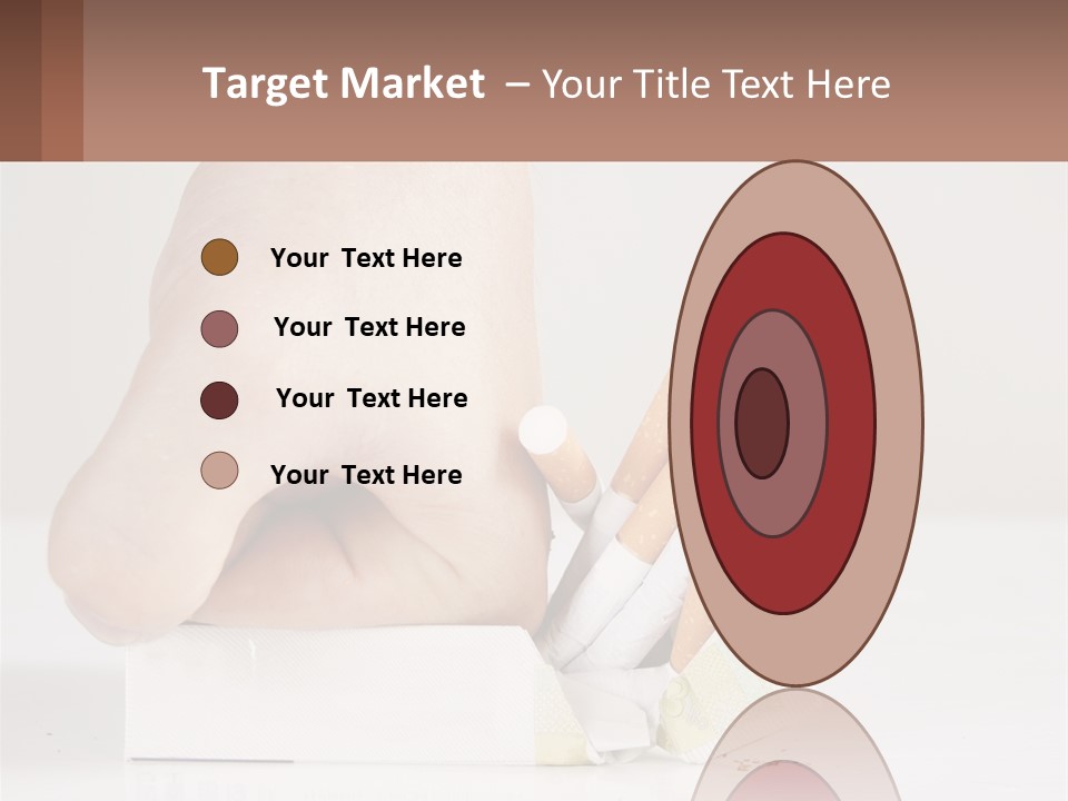 Stick Cancer Break PowerPoint Template