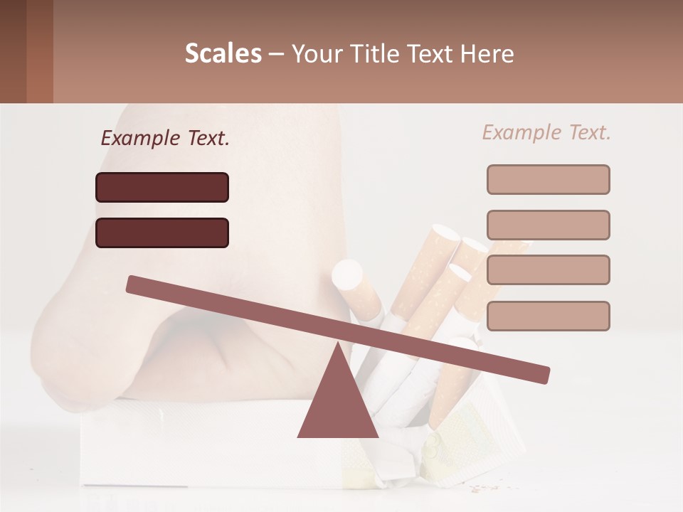 Stick Cancer Break PowerPoint Template