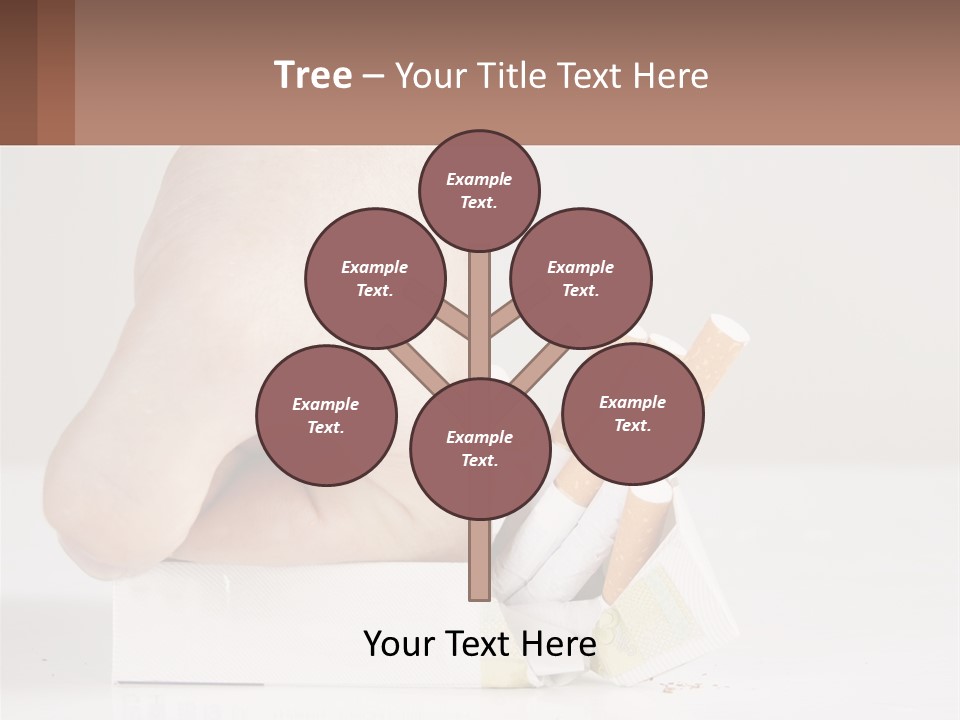 Stick Cancer Break PowerPoint Template