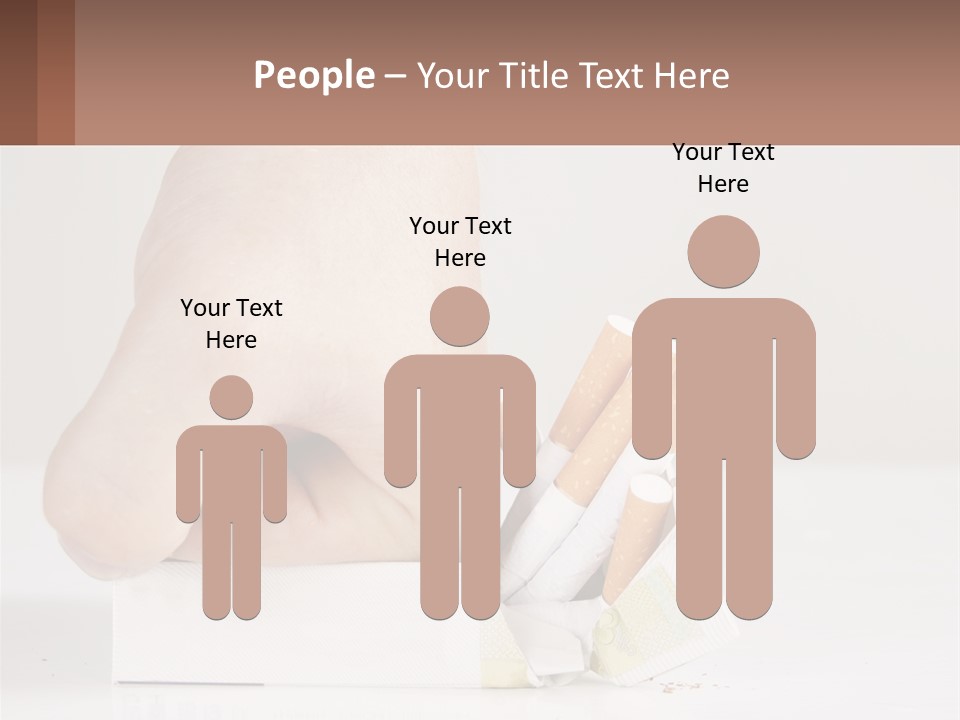 Stick Cancer Break PowerPoint Template