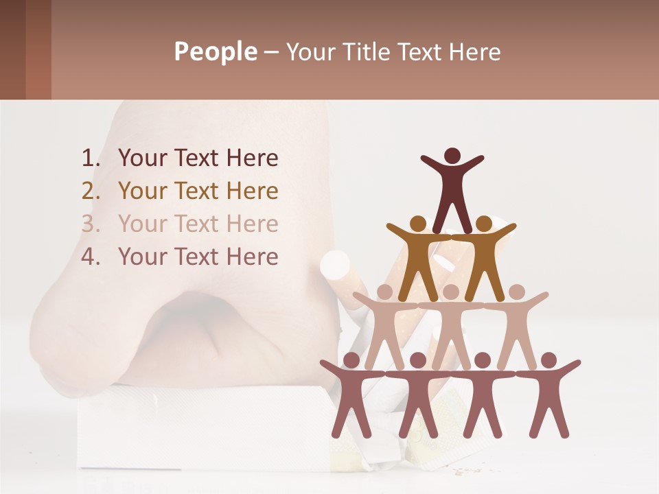 Stick Cancer Break PowerPoint Template