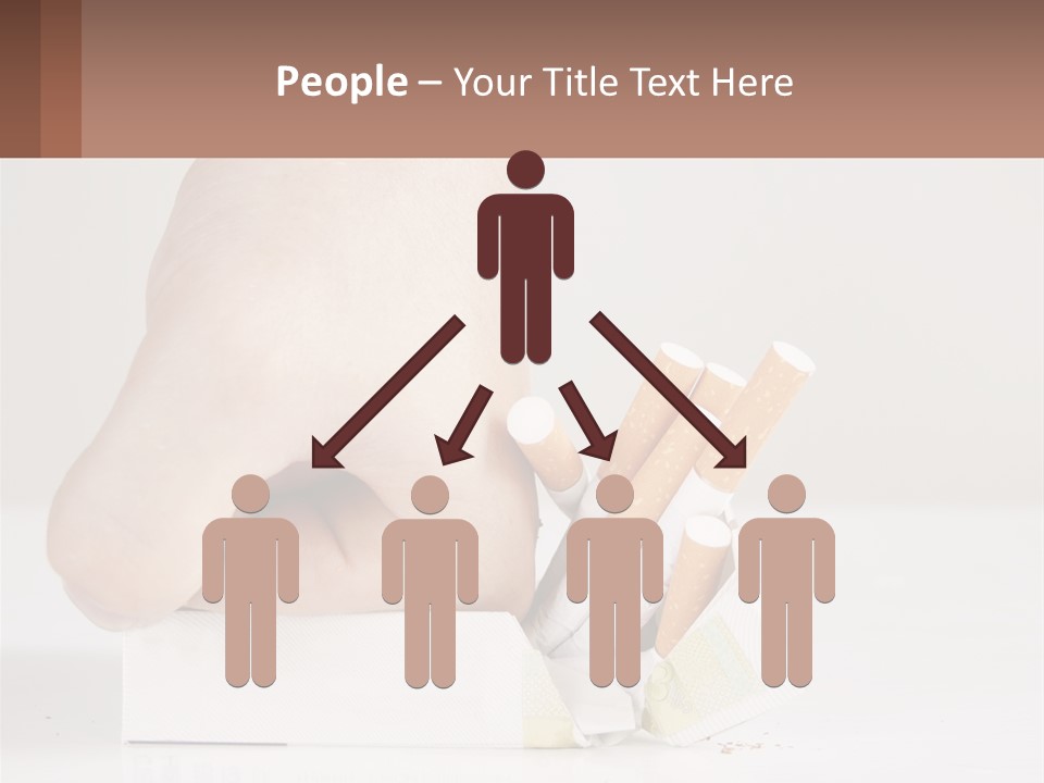 Stick Cancer Break PowerPoint Template