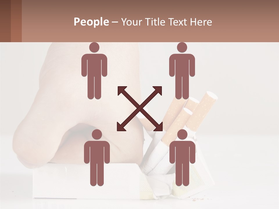 Stick Cancer Break PowerPoint Template