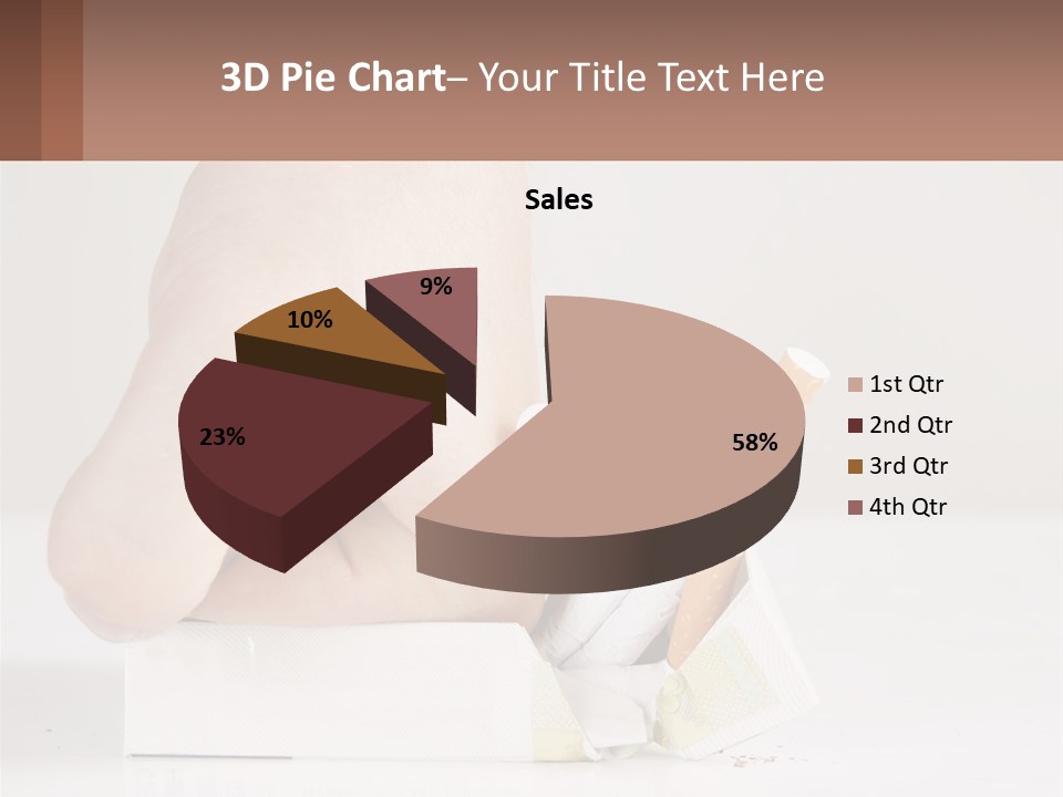Stick Cancer Break PowerPoint Template