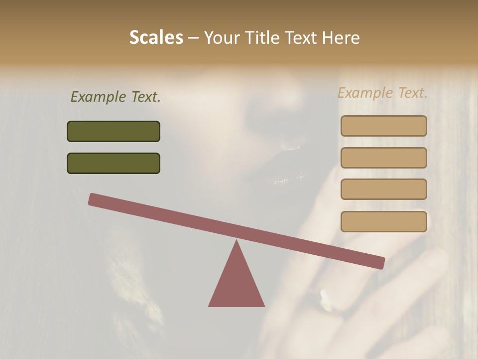 Pretty Red Sensual PowerPoint Template