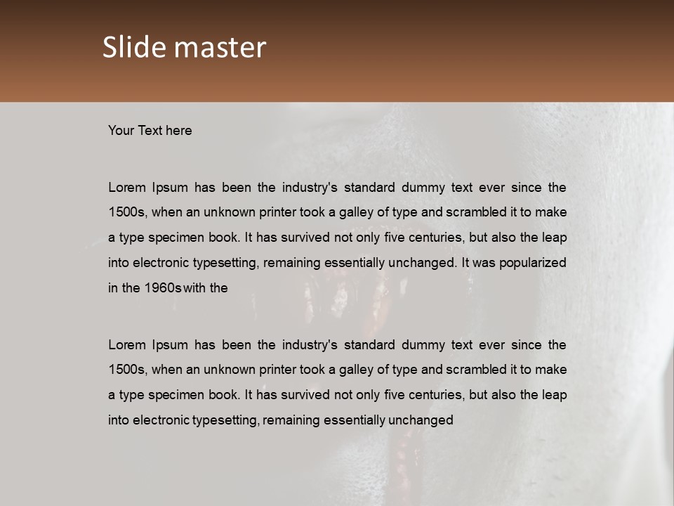 Vampire Horror Dark PowerPoint Template