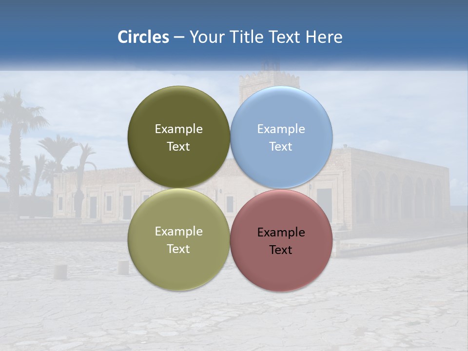 Ribat Cloudy Tunisia PowerPoint Template