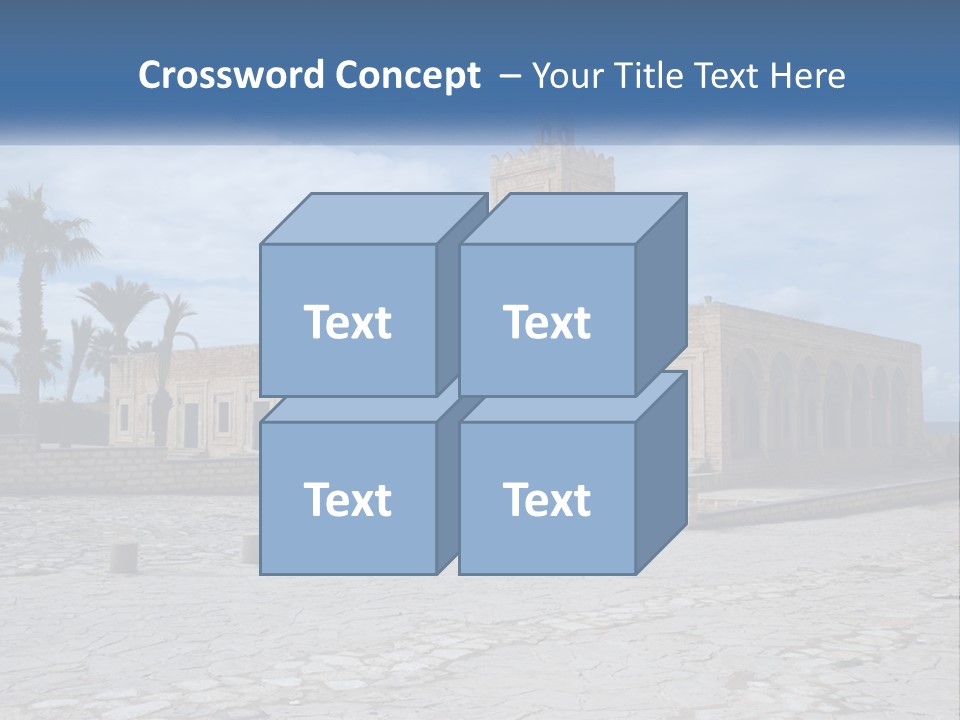 Ribat Cloudy Tunisia PowerPoint Template
