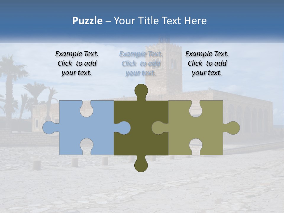 Ribat Cloudy Tunisia PowerPoint Template