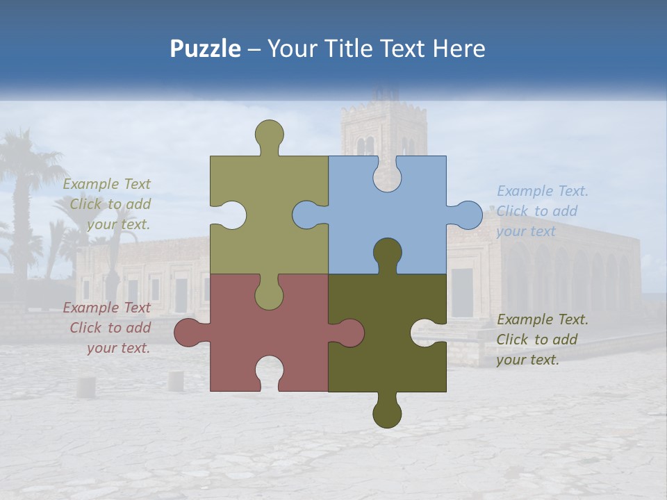 Ribat Cloudy Tunisia PowerPoint Template