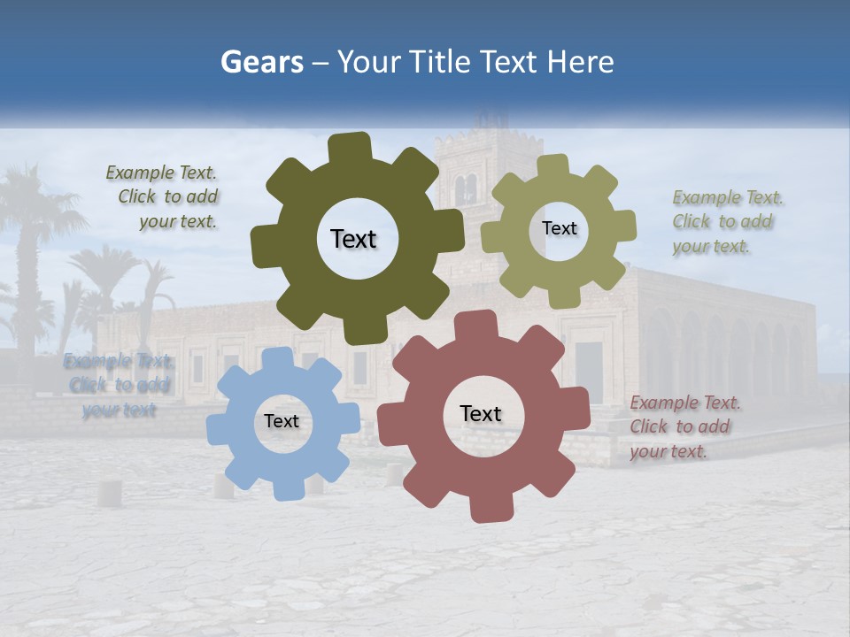 Ribat Cloudy Tunisia PowerPoint Template