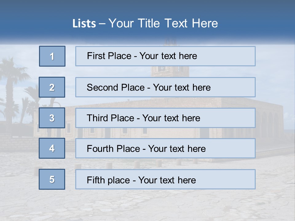 Ribat Cloudy Tunisia PowerPoint Template