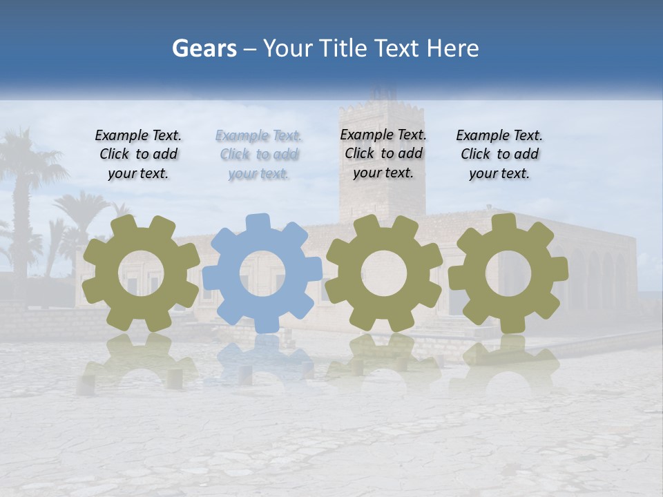 Ribat Cloudy Tunisia PowerPoint Template