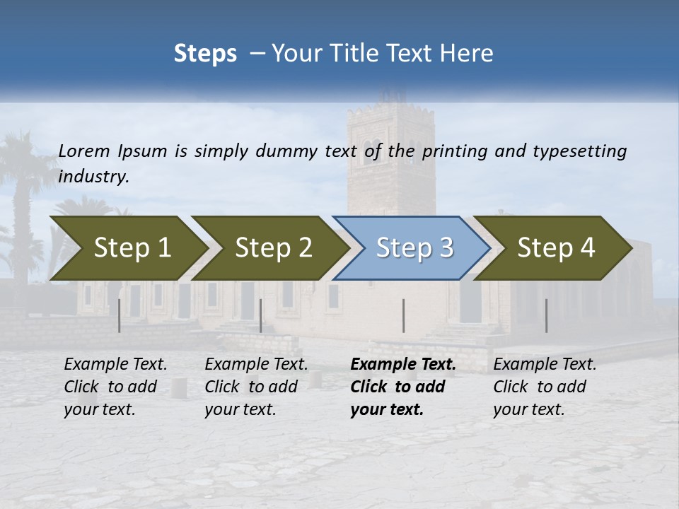 Ribat Cloudy Tunisia PowerPoint Template