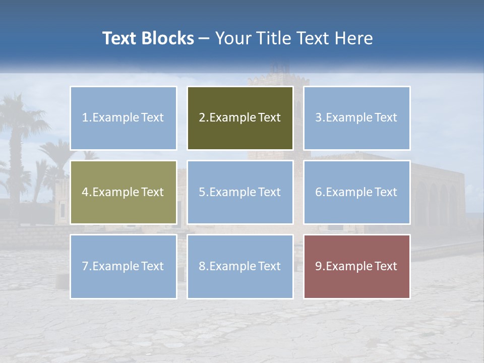 Ribat Cloudy Tunisia PowerPoint Template