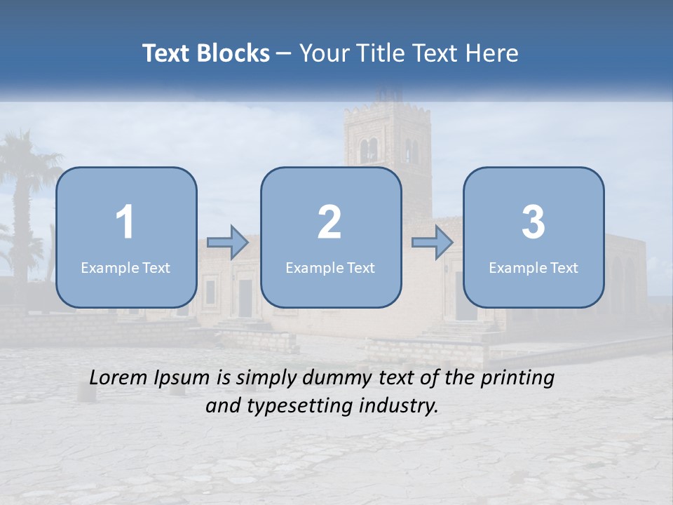 Ribat Cloudy Tunisia PowerPoint Template