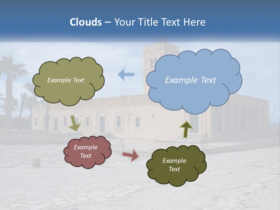 Ribat Cloudy Tunisia PowerPoint Template