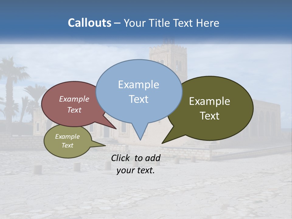 Ribat Cloudy Tunisia PowerPoint Template