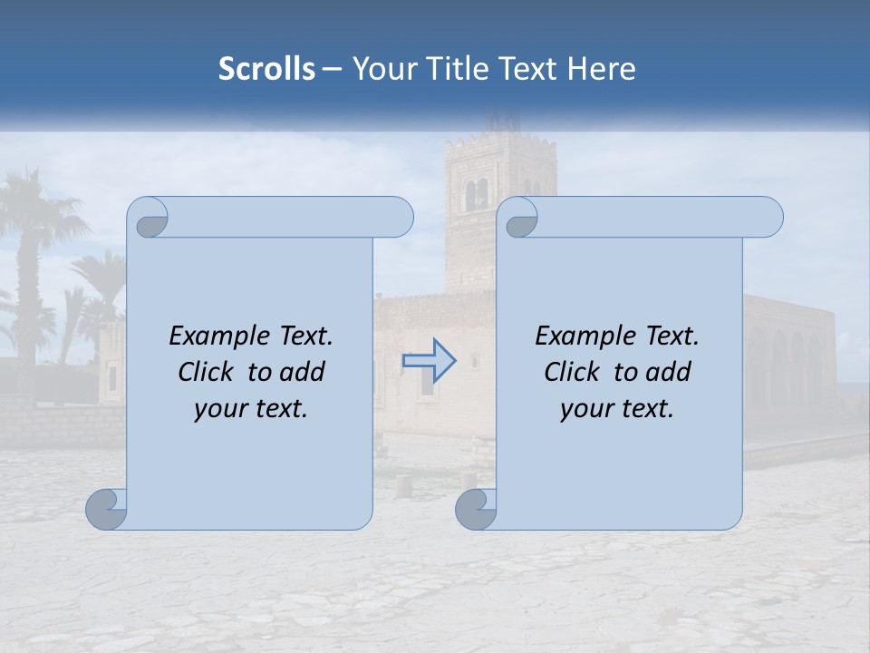 Ribat Cloudy Tunisia PowerPoint Template
