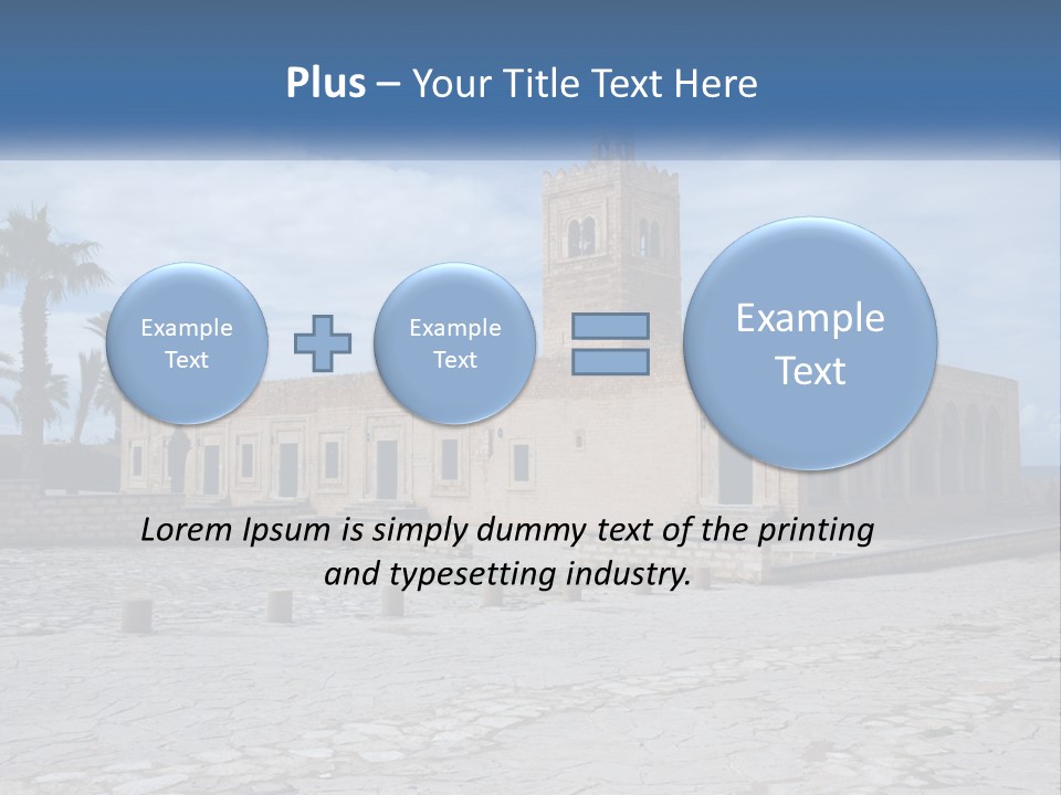 Ribat Cloudy Tunisia PowerPoint Template