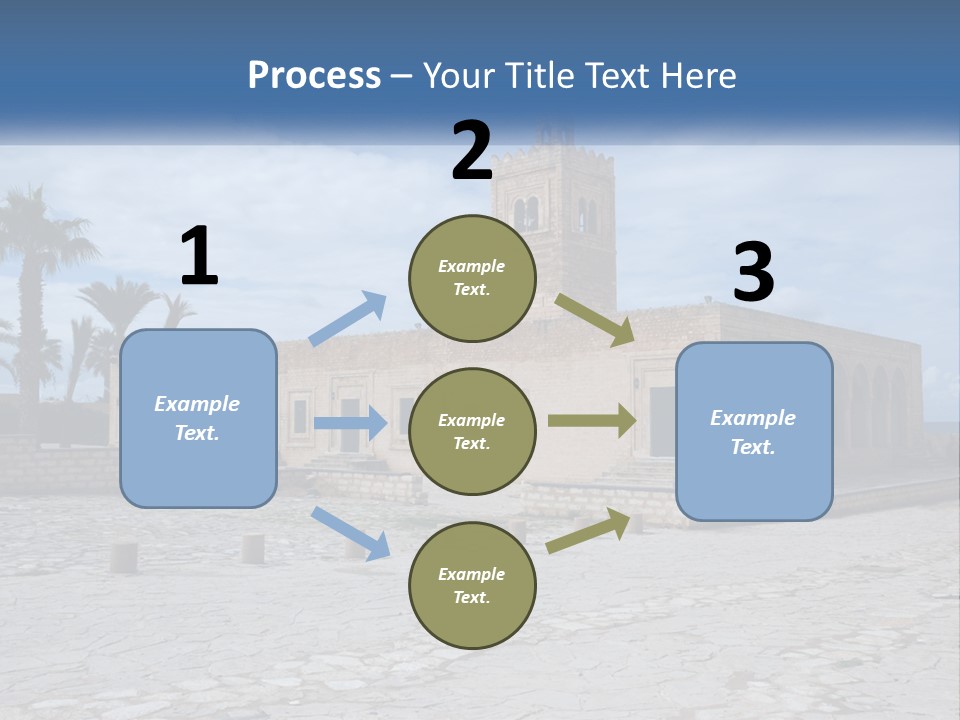 Ribat Cloudy Tunisia PowerPoint Template