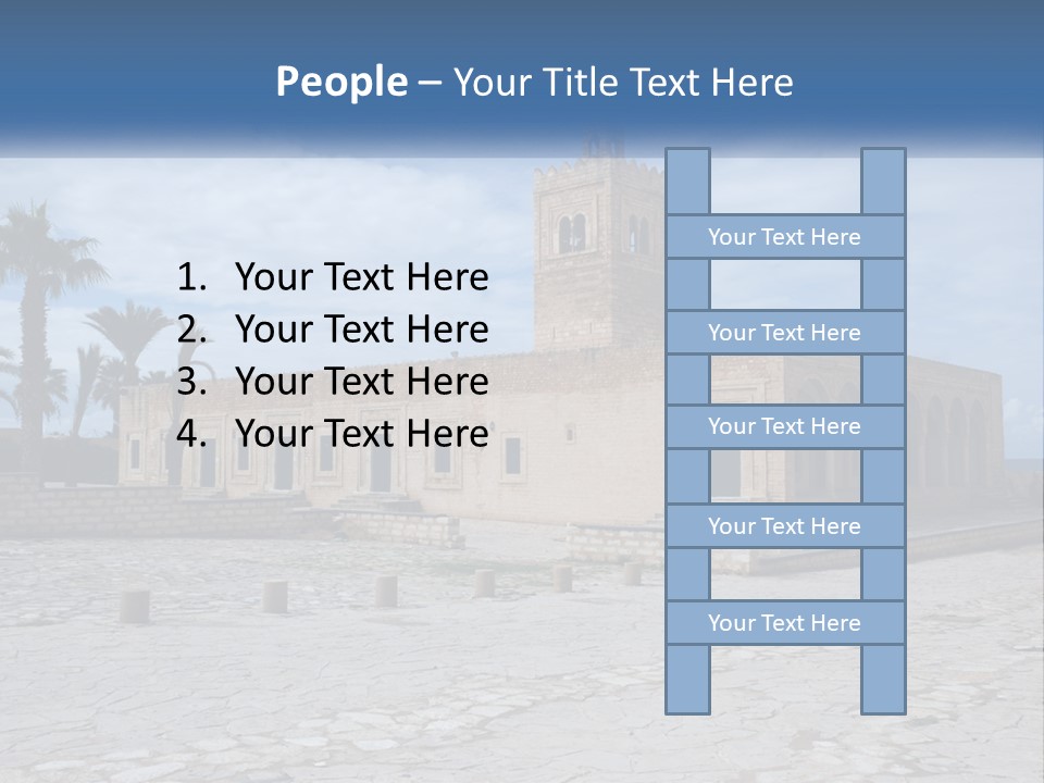 Ribat Cloudy Tunisia PowerPoint Template