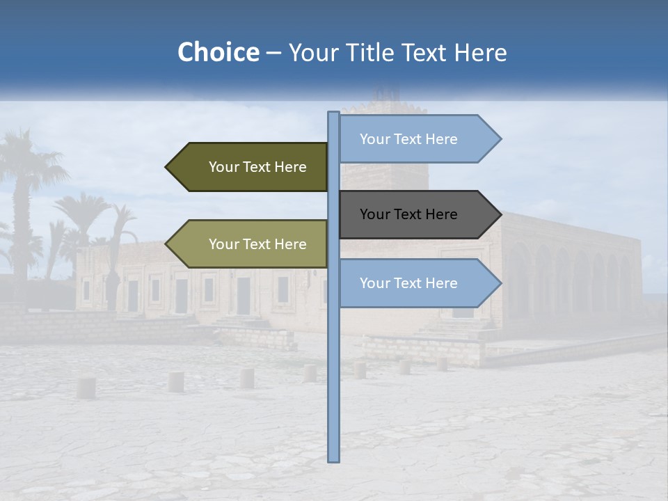 Ribat Cloudy Tunisia PowerPoint Template