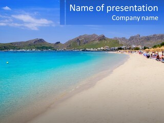 Majorca Coast Recreation PowerPoint Template