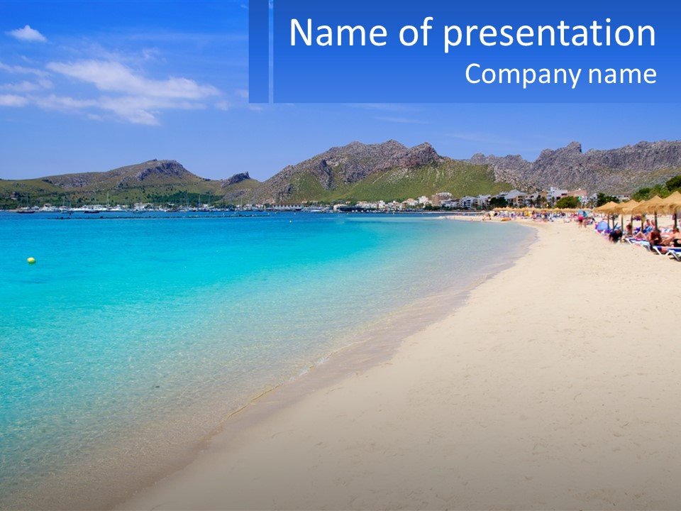 Majorca Coast Recreation PowerPoint Template
