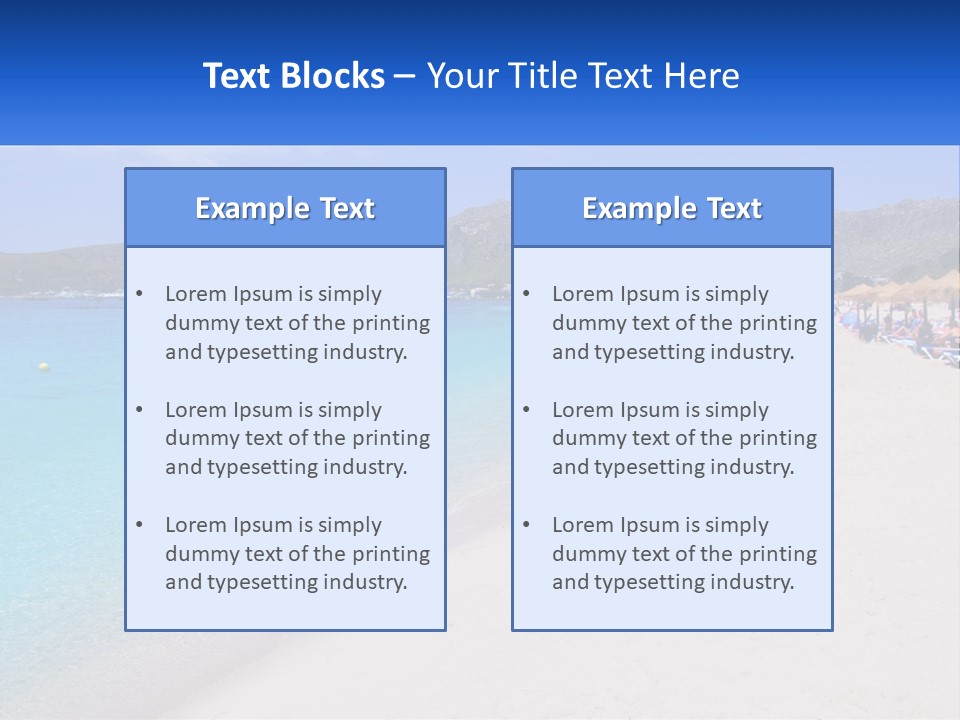 Majorca Coast Recreation PowerPoint Template