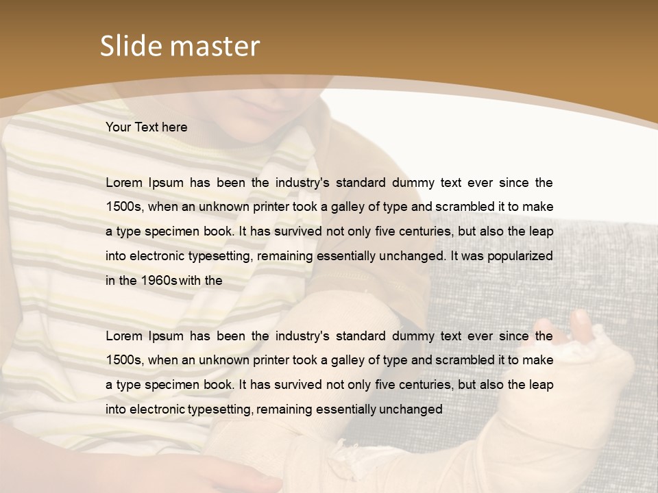 Arm Condition One PowerPoint Template